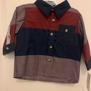 New! 12 month old boy long sleeve dress shirt!